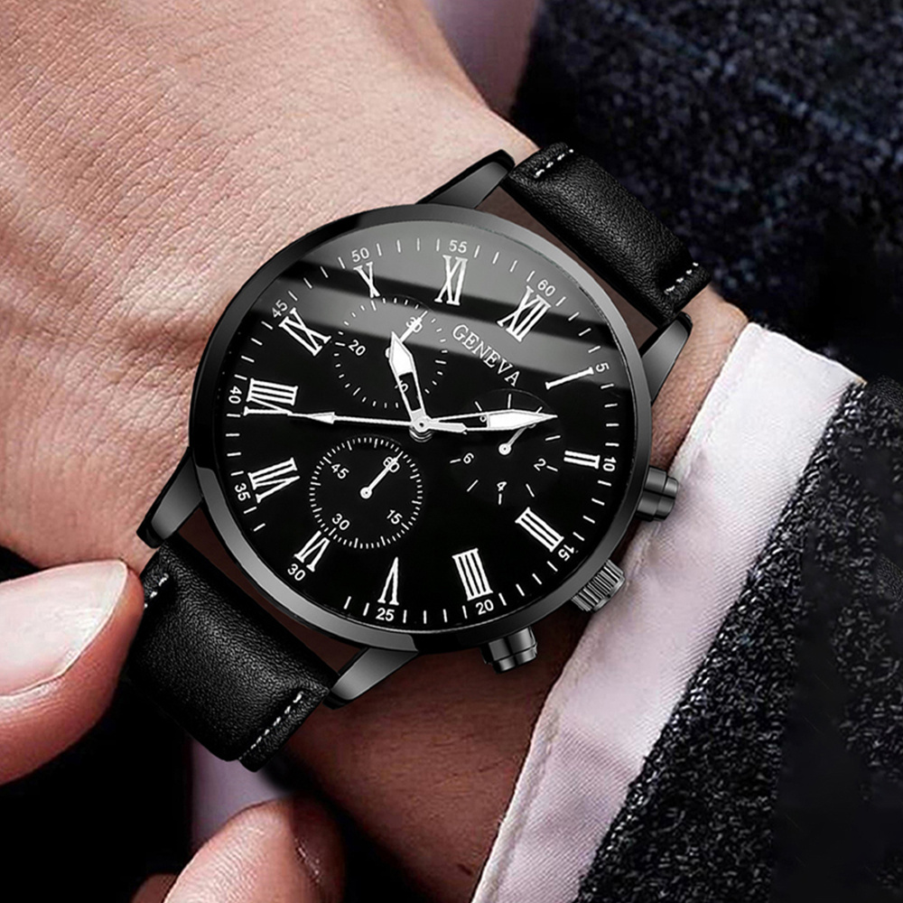 Fashion Men Business Watches C - Leather Watch Band Men 리뷰 및 가격