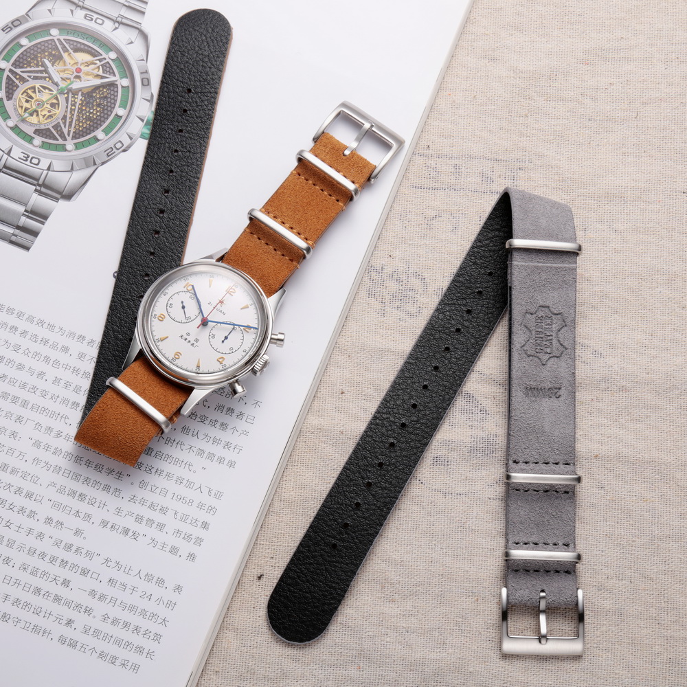 HEMSUT Genuine Leather Watch B - Suede Strap Watch 리뷰 및 가격