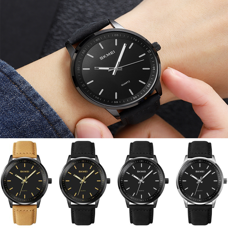 Skmei Original Brand Quartz Wa - Leather Watch Band Men 리뷰 및 가격