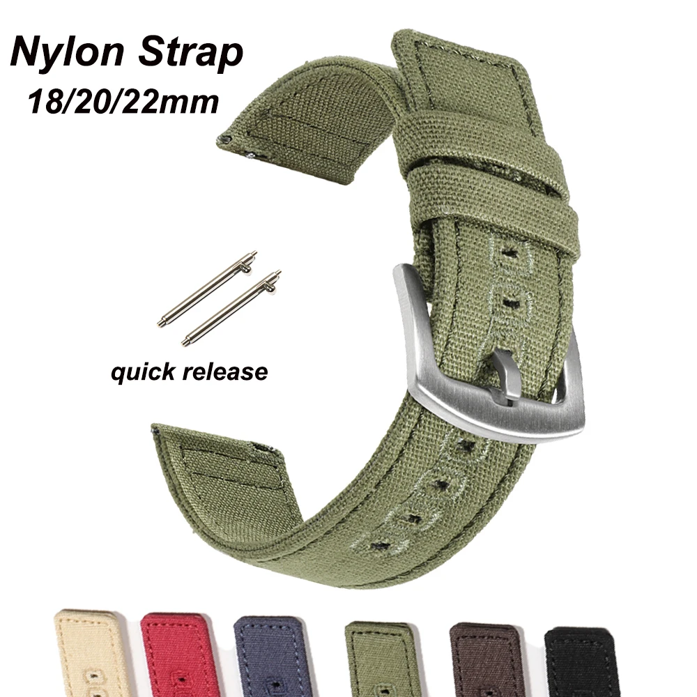 18mm 20mm Nylon Woven Canvas W - Perlon Strap Woven 리뷰 및 가격