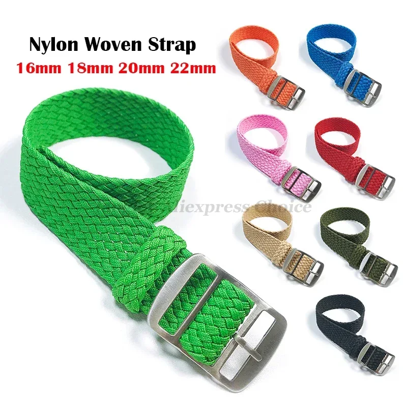 Fabric Woven Nylon Watch Band  - Perlon Strap Woven 리뷰 및 가격