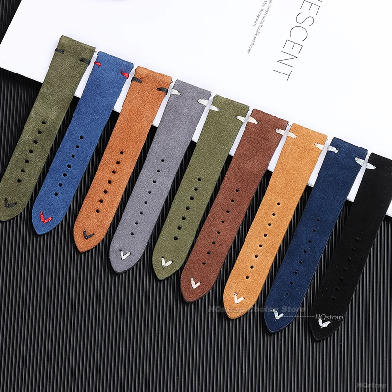 18mm 20mm 22mm High Quality Su - Suede Strap Watch 리뷰 및 가격