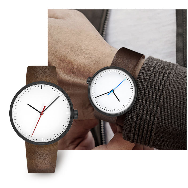 UTHAI Watch Men Simple Trendy  - Leather Watch Band Men 리뷰 및 가격