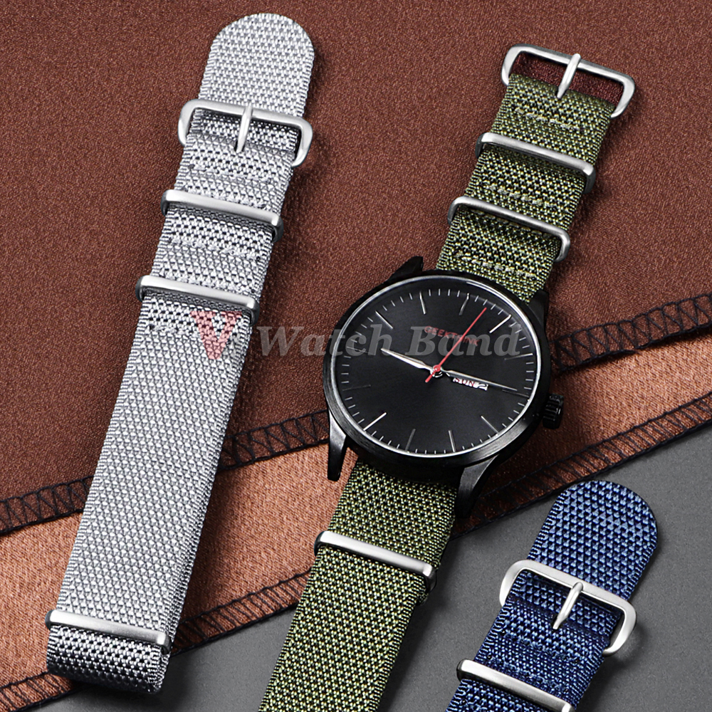 Dense Nylon Strap 20mm 22mm Wo - Perlon Strap Woven 리뷰 및 가격