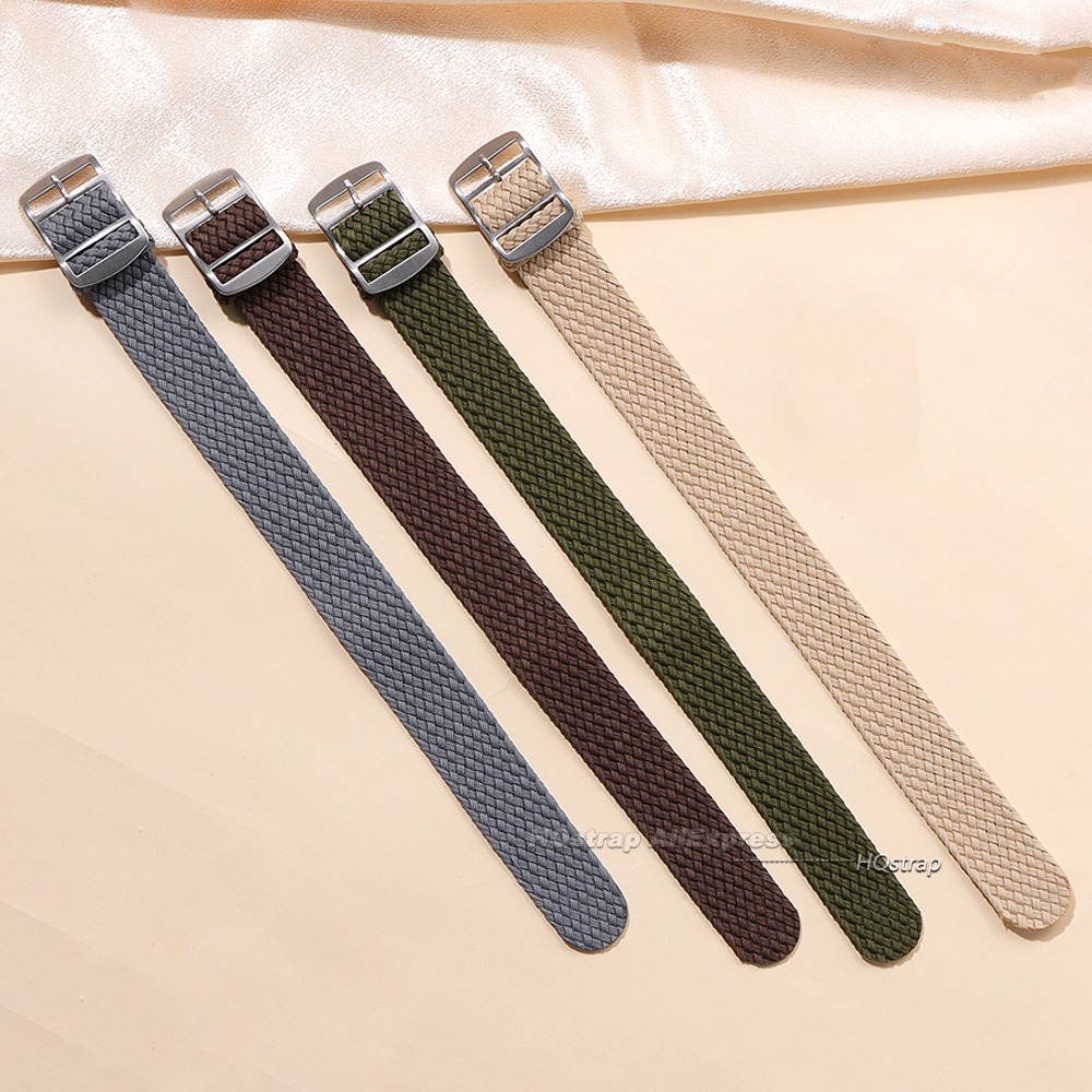 Nylon Woven Canvas Watch Band  - Perlon Strap Woven 리뷰 및 가격